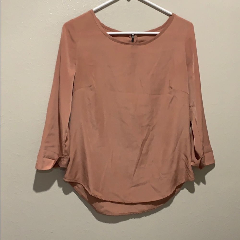 Sheer corral blouse